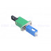 AD-E2AF-SCM-SM E2000APC母頭轉SCUPC公頭轉接頭 光纖適配器E2000/APC-SC光纖轉換接頭光纖衰減器高品質光纖耦合器 E2000母轉公光纖轉接頭